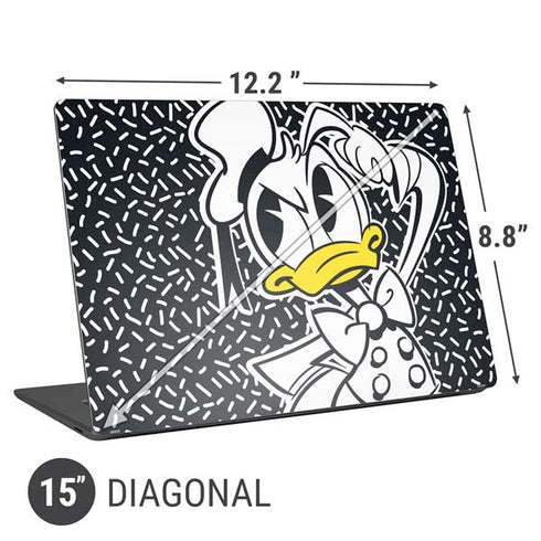 Disney Friends Donald Duck Thinking Universal Laptop 15in (12.2 x 8.8in) Skin